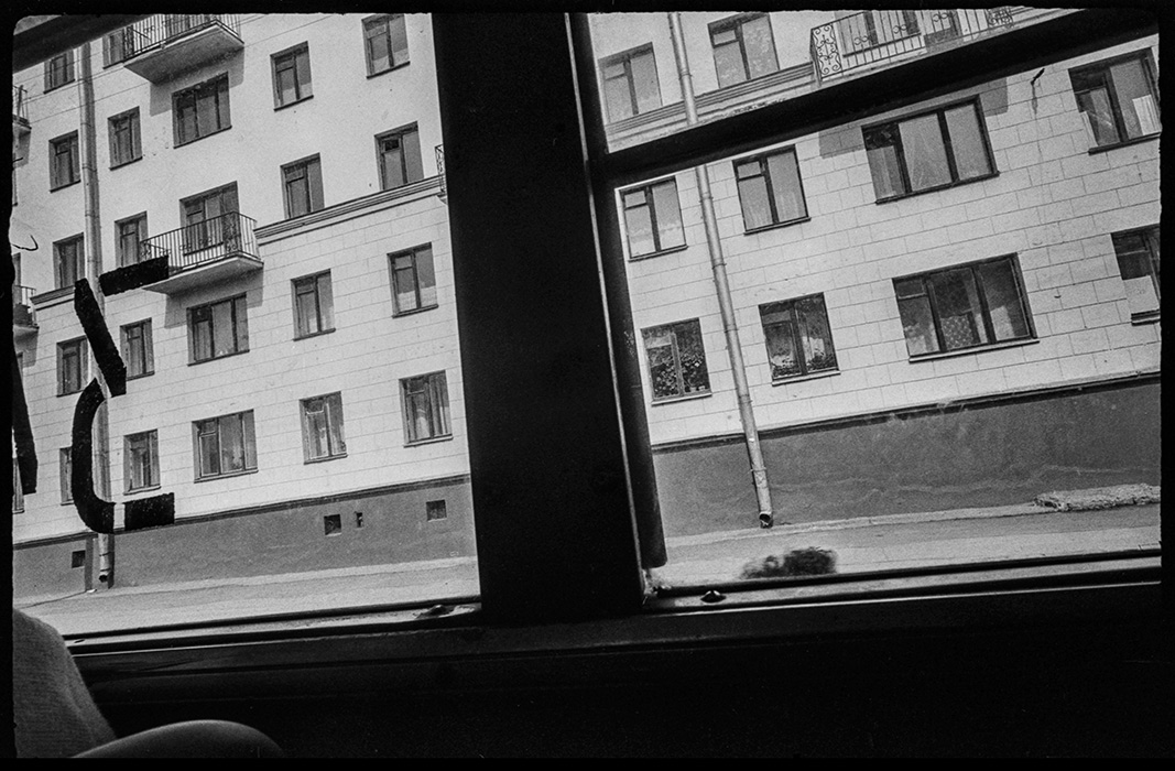 Минск из трамвая. 1987год