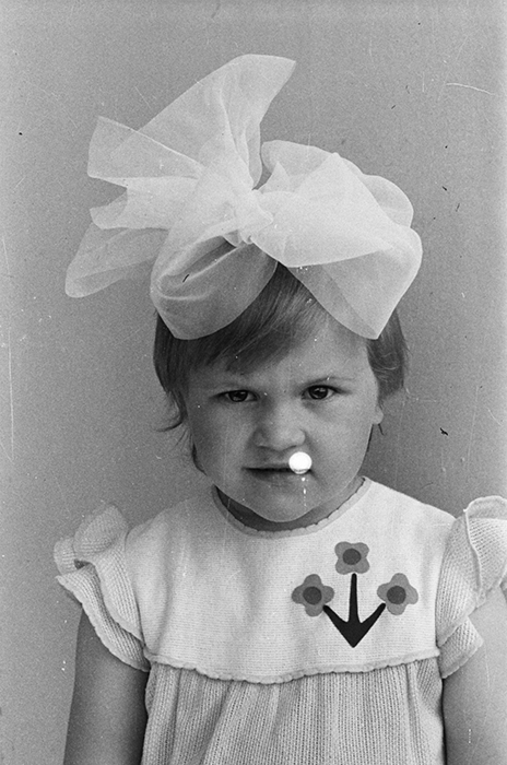Портрет девочки в детском садике. Минск, 1984 год
