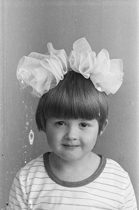 Портрет девочки в детском садике. Минск, 1984 год