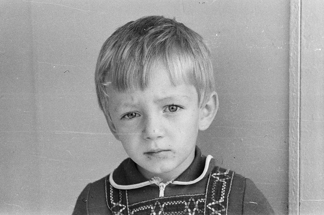 Портрет мальчика в детском садике. Минск, 1984 год