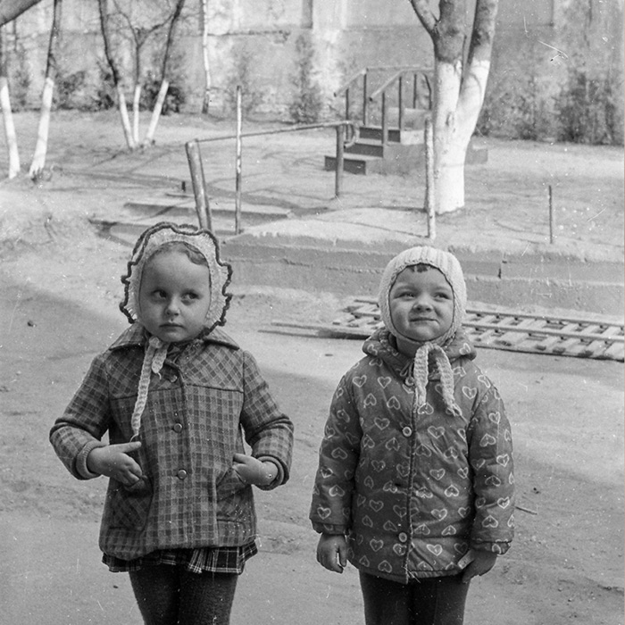 Во дворе. Минск, 1983 год