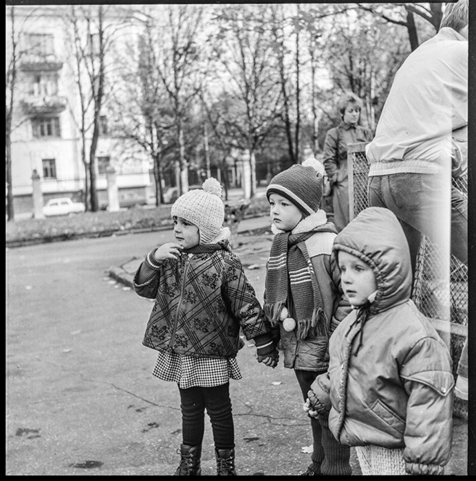 в парке, Минск, середина 80-х